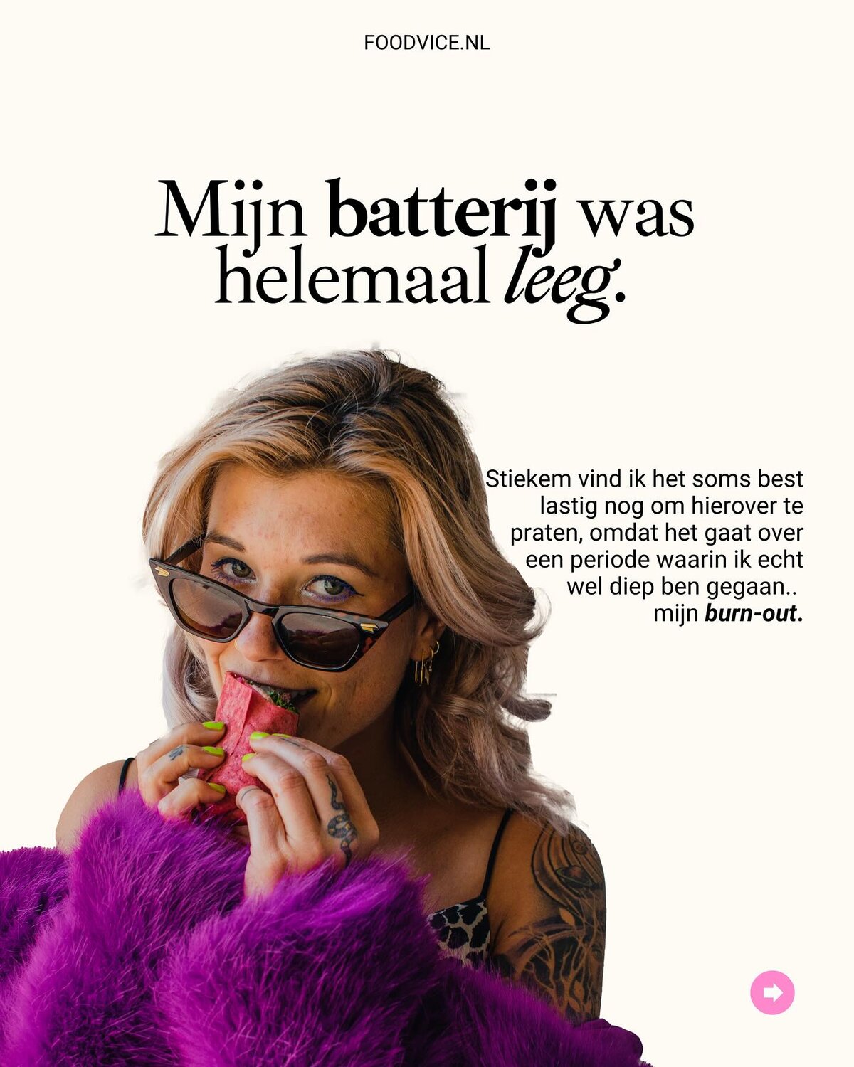 Miez deelt haar burn-outverhaal