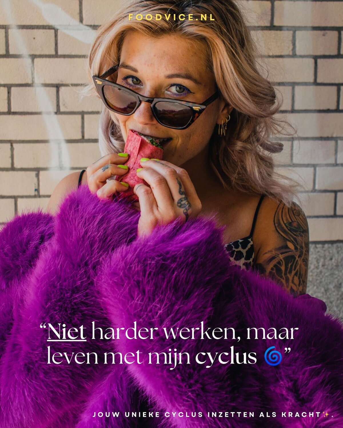 Miez over leven met je cyclus in plaats van ertegenin