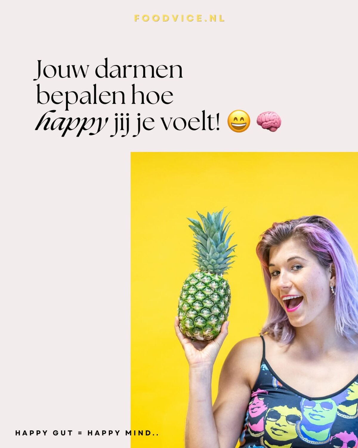 Happy gut, happy mind: darmen en serotonine